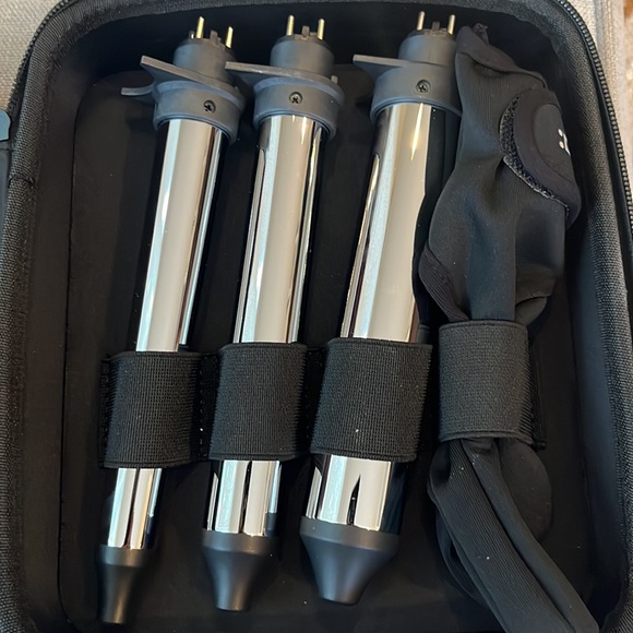 amika: the chameleon 5 barrel interchangeable curling kit, brand new in box - Picture 4 of 5